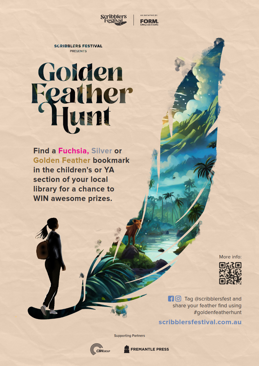 Golden Feather hunt 26 August 2024-25 October 2024 at the Derby Library.